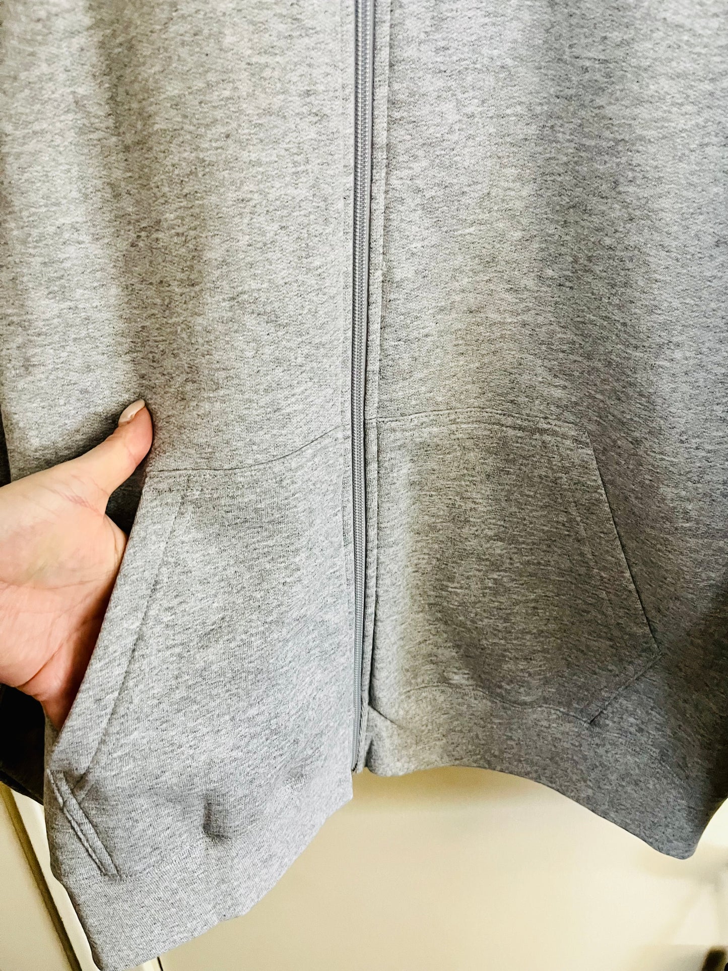 Gray Full Zip Fleece