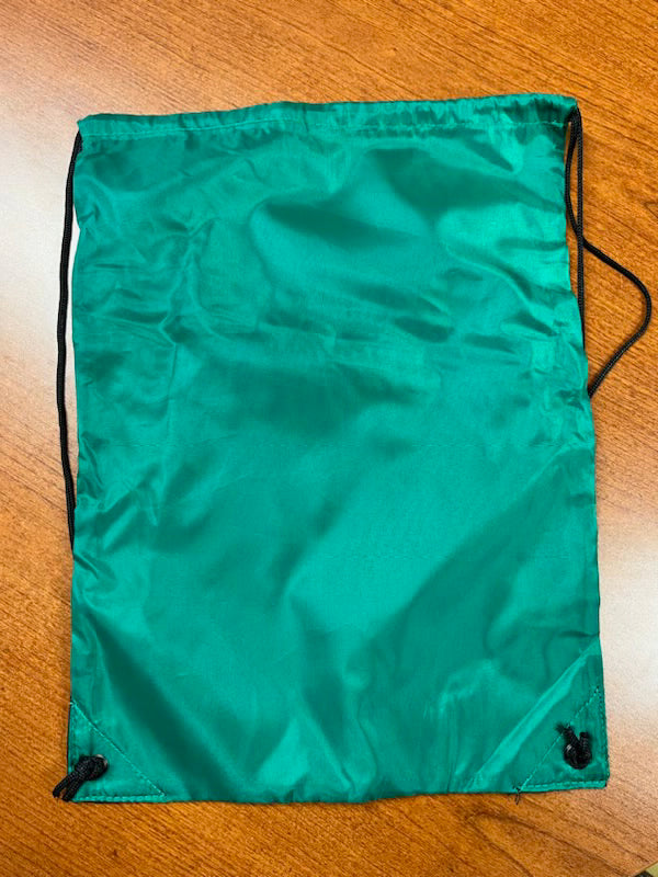 Green Drawstring Backpack