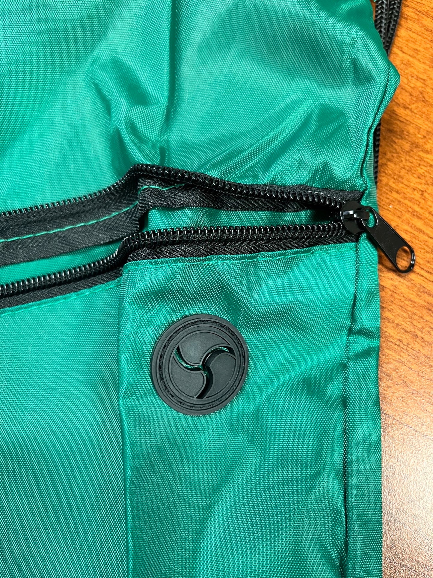 Green Drawstring Backpack