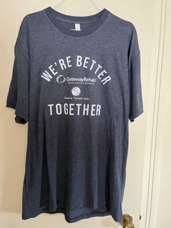 Navy "We're Better Together" T-Shirt