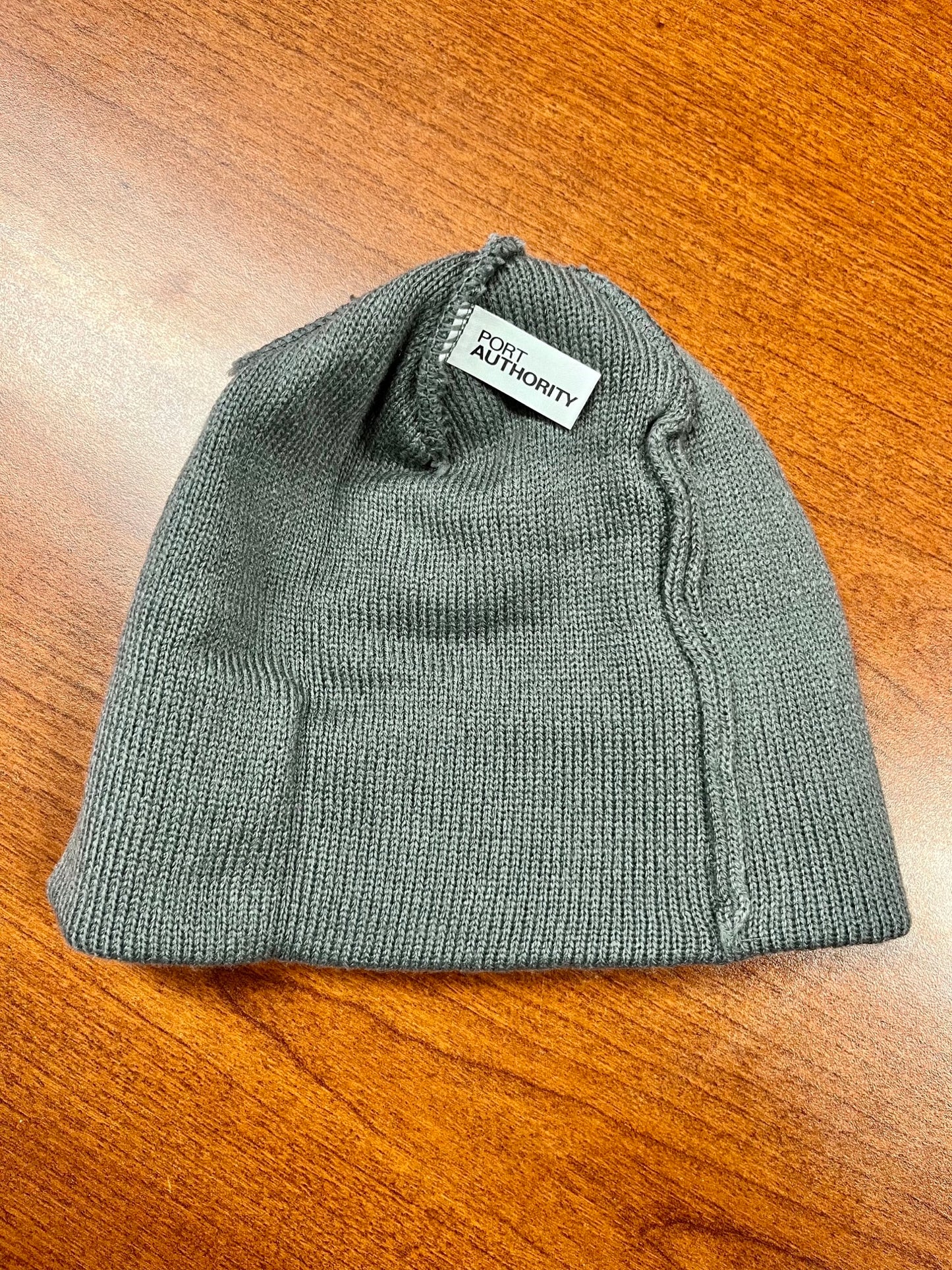 Gray Winter Beanie Hat