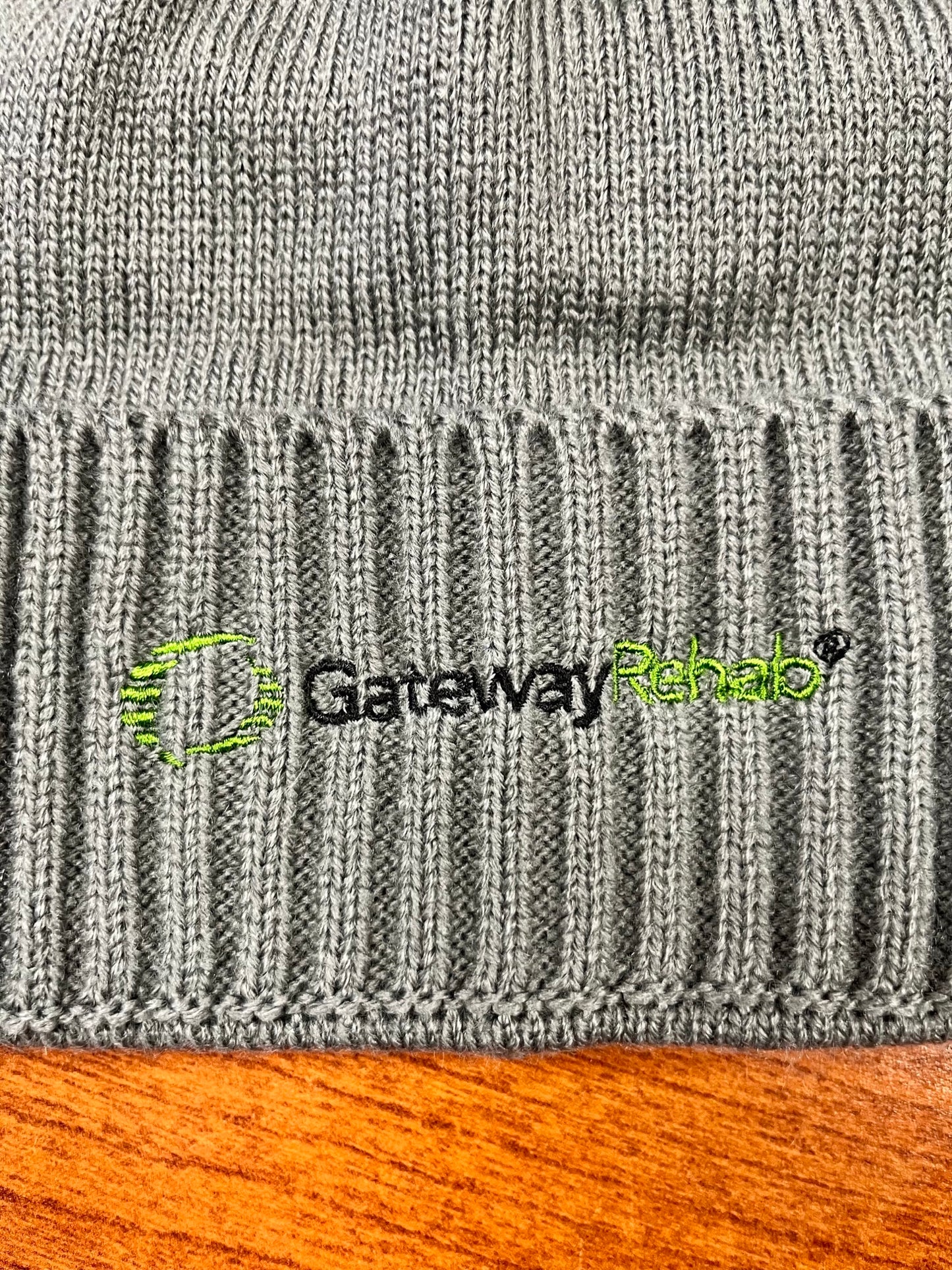 Gray Winter Beanie Hat